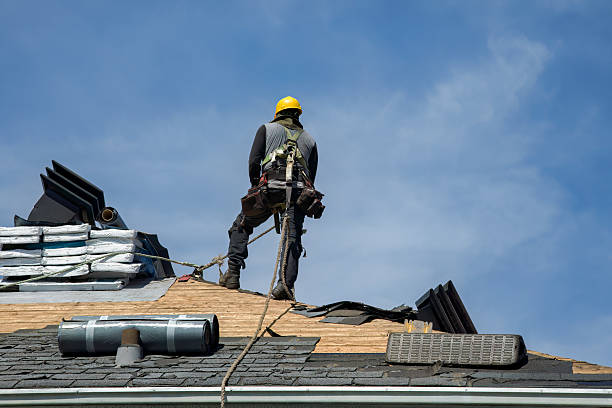 Professional Emergency Roof Repair technician working in Gorham, ME